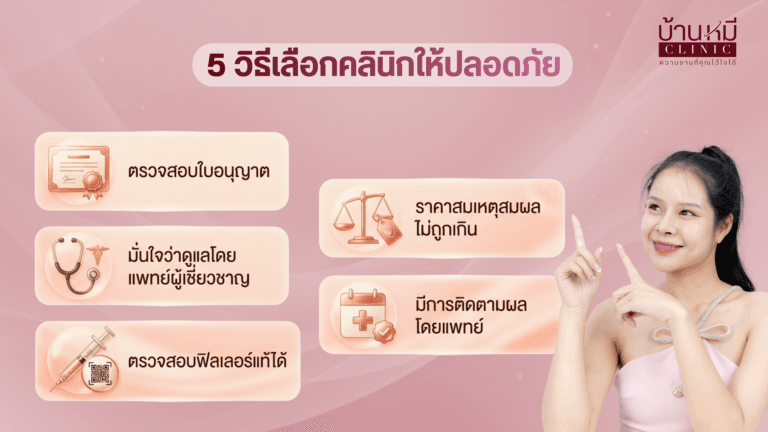 5 วิธีเลือกคลินิกให้ปลอดภัย